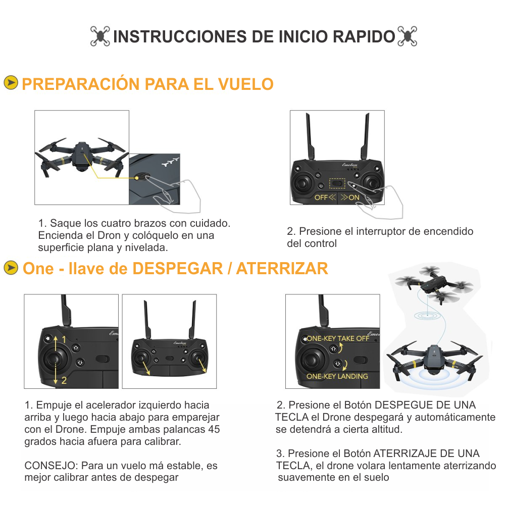 DrQuality ™ | 🚁Mini Drone Doble Cámara 998W-2Baterias+Envió Gratis