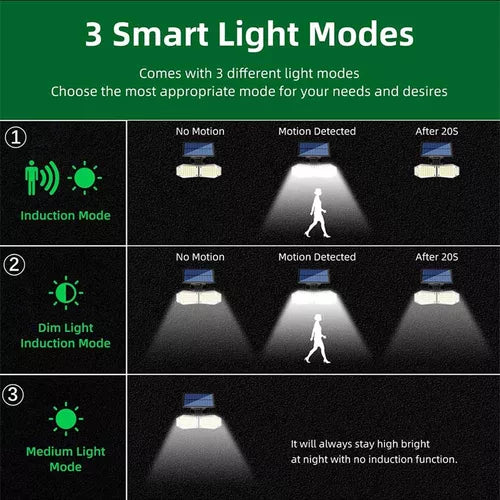 Lámpara Solar✨  Led Recargable Luz Solar Exterior Jardín +Envió Gratis